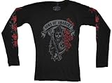 Sons Of Anarchy Reaper Roses Samcro Junior Long Sleeve Shirt