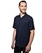 Tri-Mountain Men's 5 oz Moisture Wicking Polyester Shirt w/Pocket Navy X-Large