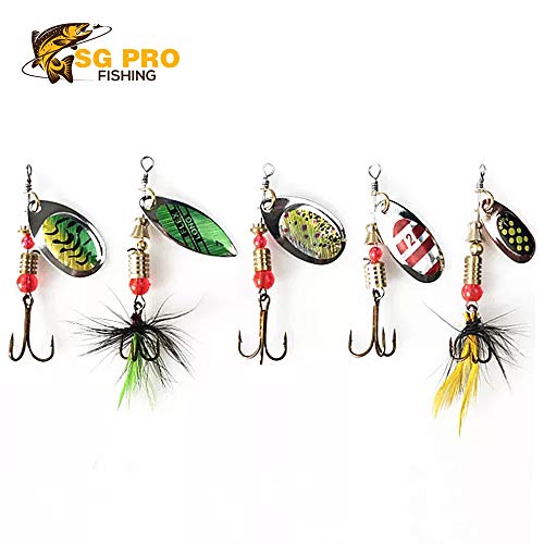 Angelköder, Spinnköder, 10 Stück, mit Angelzubehör, Stahlkopf-Köder, Barsch, Forelle, Lachs, Hartmetall, Spinnköder-Set – Bild 3