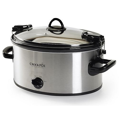 Buy CrockPot SCCPVL600S Portable Manual 6Quart Slow Cooker Silver