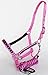 Equine Horse Nylon Halter Lead Rope Bling Tack Noseband Pink Rodeo Tack 606121thumb 3
