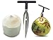S STORD Coconut Opener for Fresh Green Young Coconut Water - Works With Peeled Thai Young White Coconuts - Open in Seconds Super Safe Easy and Fast