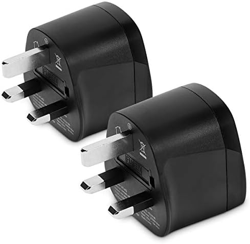 Kwmobile Adapter Wtykowy Dla Gosci W Wielkiej Brytanii 2 Sztuki Adapter Sieciowy Typu G Do Wtyczek Z Europy Usa Ameryki Poludniowej Azji Typ A C E G H J K L Czarny Amazon Pl Electronics