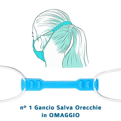 FFP2 Maske 50 Stück CE Zertifiziert - Atemschutzmaske Mundschutz mit 5 Lage Filterschutz,KN95 Maske,FFP2 Masken Einzeln Verpackt,Zertifiziert CE 2163 - EU 2016/425