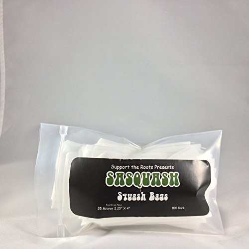 Sasquash - Squash Bags -2.25" X 4" (100 Pack) Rosin Tea Bag Press Filter - 35 Micron - Award Winning Brand