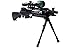 UTG New Gen High-pro Shooters Bipod, Rubber Feet, 8.7