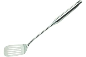 Millvado Stainless Steel Cooking Spatula,15 Inch Metal Turner, Kitchen Slotted Flipper For Grills, Camping BBQ’s, Frying Pancakes, Burgers, Large Cookware For the Professional Chef