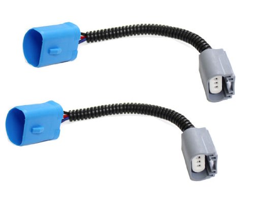 (2) iJDMTOY 9004 9007 HB5 To H13 9008 Pigtail Wire Wiring Harness Adapters For 9007/H13 Headlight Conversion Retrofit