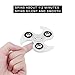 HITASION Hand Spinner Fidget Toys for Kids Adults Tri Spinner ADHD Anxiety Ultra Durable High Speed 1-2 Min Smooth Spin (T-White)