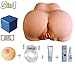 [ 5 in 1 ] Best Milf Ass Male Sex Toy for Men, Lifelike Lifesize Doll, Adult Masturbator for Masturbation, Vibrating Cock Ring, 1 Sex Lube, 1 Sex Toy Cleaner, 1 Boob Squeeze Ball …