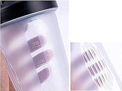 Shaker Bottle A Small Clear Cup w. Blue