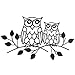 Metal Owl Decor On Branch Wall Sculpture Art, Rustic,13.8 x 8.7 x 0.4 inches