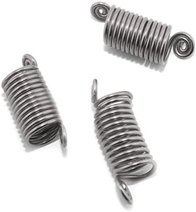 Mixed Dread Lock Dreadlocks Rhodium Plated Twist To Fit Hair Decoration Accessory 3 PCS in 1 package-Stretchable Size Free