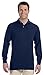 Jerzees 50/50 Men's 5.6 oz. Jersey Polo with Spotshield (J Navy, X-Large)