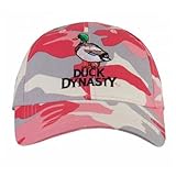 Duck Dynasty Officially Licensed Pink Camo Logo Hunting Hat