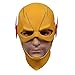 Trippy Lights The Reverse Flash Yellow Halloween Latex Teen Adult Mask