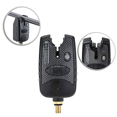 Fugift Multifunktionaler elektronischer Bissanzeiger, 8 LEDs, wasserfest, Lautstärke einstellbar, Empfindlichkeit Alarm… – Bild 7