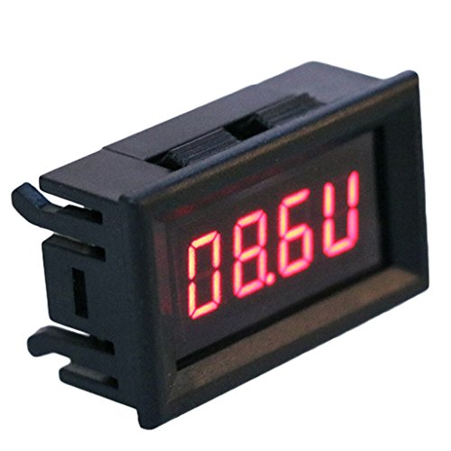 Xumeili 2 in 1 LED Tachometer Gauge Digital RPM Voltmeter for Auto Motor Rotating Speed - Thumbnail 4