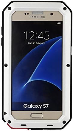 MRSMR Samsung Galaxy S7 Case Cover, Ultra Protective Through Waterproof Case Dust Proof, Snow Proof, Shockproof, Heavy Duty Protective Carrying Case for Samsung S7-Silver