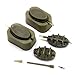 SAMSFX Fishing Inline Method Carp Fishing Feeders with Coarse for Fishing Bait Holder Tool (15g,20g,25g & Mould)