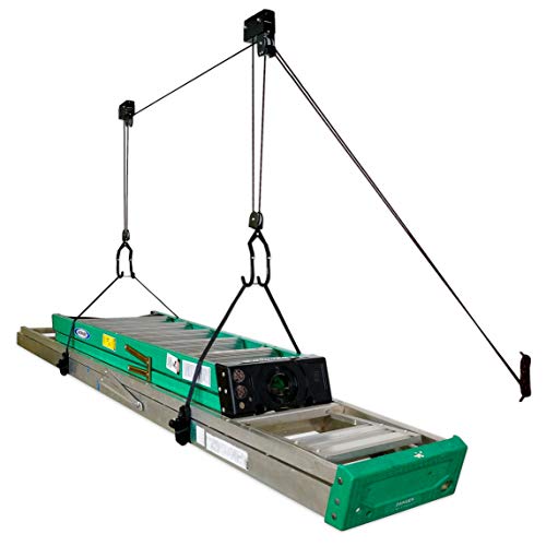 StoreYourBoard Ladder Ceiling Storage Hoist, Hi Lift Home & Garage