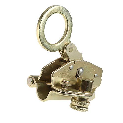 Sanmum 25KN Rope Grab Climbing Ascender Rigger Mountaineering Fall Protection Gear for 1/2" - 5/8" Rope