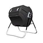 Lifetime 60058 Compost Tumbler, Black, 80-Gallon