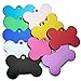 yiwoo 30 PCS Blank Dog Tags，Pet ID Tag Bone Shape, Aluminum Alloy for Dogs and Cats Pet ID Tag(38mm)