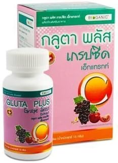 Bioganic Gluta Plus Grape Seed Extract 30 capsules.(Honest Succeed)