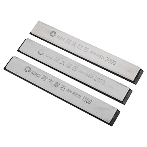 BephaMart 6Pcs 180# 400# 800# 1500# 2000# 3000# Oilstone Edge Sharpener Stone Shipped and Sold by BephaMart