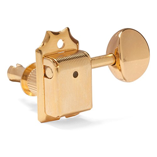 Gotoh Vintage-style Oval Knob 6-In-Line Tuners, Gold