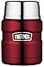 Thermos Stainless King 16 Ounce Food Jar with Folding Spoon, Cranberry