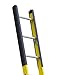 Louisville Ladder FE8912 Fiberglass 375 lb Duty Rating Type IAA Manhole Ladder, 12', Yellow