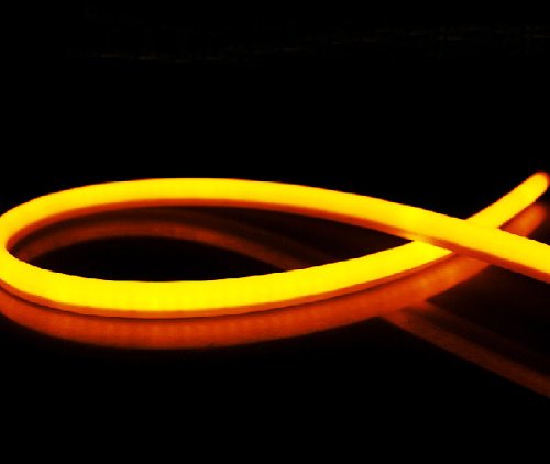 iJDMTOY Xenon White/Amber Yellow Switchback LED Tube Strip Lights For Headlight Retrofit w/ Even Lighting Illumination