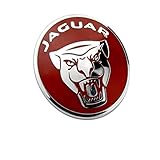 Car Gearshift Knob Frame Ring Trim Cover Sticker For Jaguar XF/XE /XJ/XJL/F-PACE （Pack of 1） (Red)