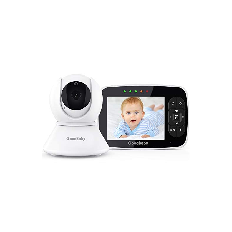 GoodBaby Baby Monitor with Remote Pan-Tilt-Zoom Camera|Keep Babies Safe with 3.5” Large Screen, Night Vision, Talk Back…