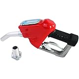 EXTRAUP 1" NPT Inlet Thread Automatic Stop Control Farm Diesel Kerosene Fuel Aluminium Nozzle With Digital Flow Meter