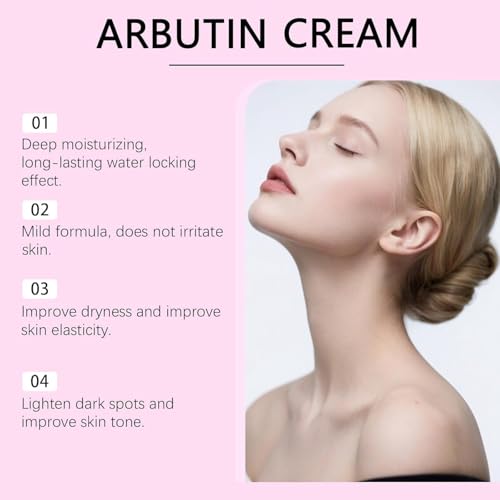 7% Arbutin & 4% Tranexamic Acid Brightening Cream - Professional Dark Spot Corrector & Hyperpigmentation Treatment - For Melasma & Post-Acne Marks 50ml