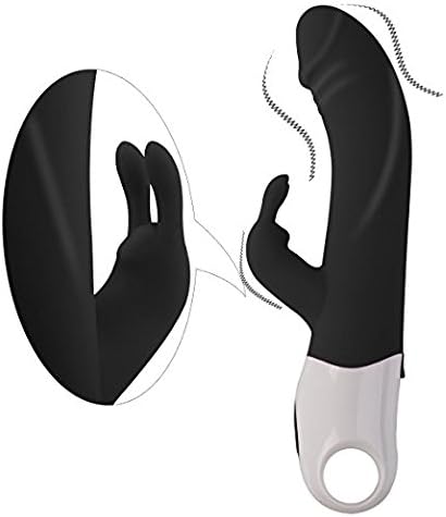 Safe Soft Material Rechargeable Waterproof Powerful Multiple Speed Modes Vibration Toys Black S19