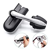 Bestidy Eyeglass Cleaners Set Lens Cleaner for Eyeglasses and Sunglasses Glasses Cleaner for All Types of Eye Wear (Black)