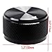 DIKAVS Solid Aluminum Potentiometer Knob Audio Volume Knob 30 x 17mm
