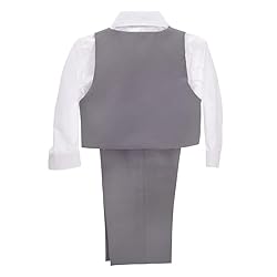 Dressy Daisy Toddler Boy' 5 Pcs Set Formal Tuxedo