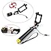 Raycaster portable Selfie Stick No Battery Strong design Best Pocket Sized Ultra Portable Cable Monopod ( Gold, small ) Сompatible with iPhone, Android All SmartPhones and GoPro.