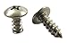 No. 8 x 1 Stainless Truss Head Phillips Wood Screw, (100 pc), 18-8 (304) Stainless Steel Sheet Metal Screws, Type A Point, Plain Finish by Bolt Dropper