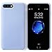 TORRAS Love Series iPhone 8 Plus Case/iPhone 7 Plus Case, Liquid Silicone Gel Rubber Case with Soft Microfiber Cloth Lining Cushion Compatible with iPhone 8 Plus/iPhone 7 Plus, Light Blue
