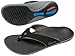 Spenco Polysorb Total Support Yumi Sandals, Black/Pewter, Men's 9