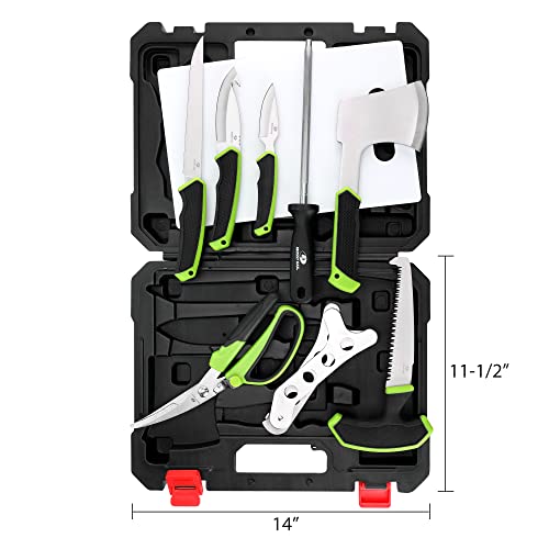 Mossy Oak Hunting Field Dressing Kit 10 Piece Portable Butcher Game