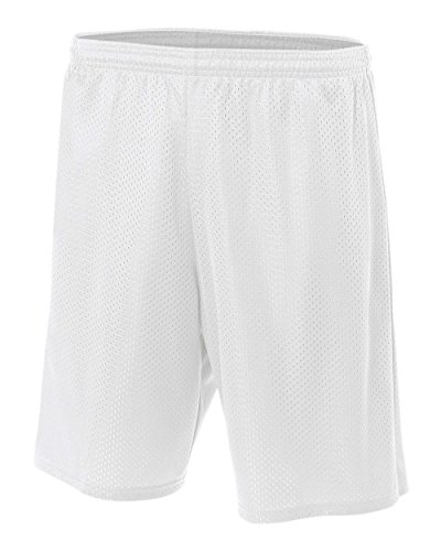 A4 9" Lined Tricot Mesh Shorts