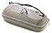 V.W.E Rectangular Rimless Memory Flex Temple Reading Glasses With Anti-reflective AR Coating (Black, 1.50)
