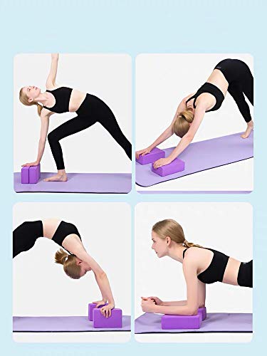 cefera-Yoga-Block-2-PC-High-Density-EVA-Foam-BlockSoft-Non-Slip-Surface-for-Yoga-Pilates-MeditationFitness